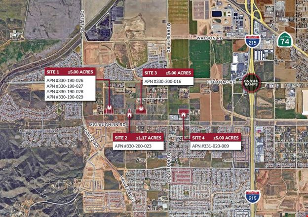 Preview of VacantLand space for Sale at NW of Evans Rd and McLaughlin Rd