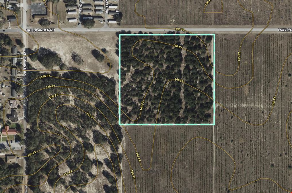 9.65± Acres on Friedlander Rd | Lake Wales- Polk County | Rural Homesite / Ag / Recreation