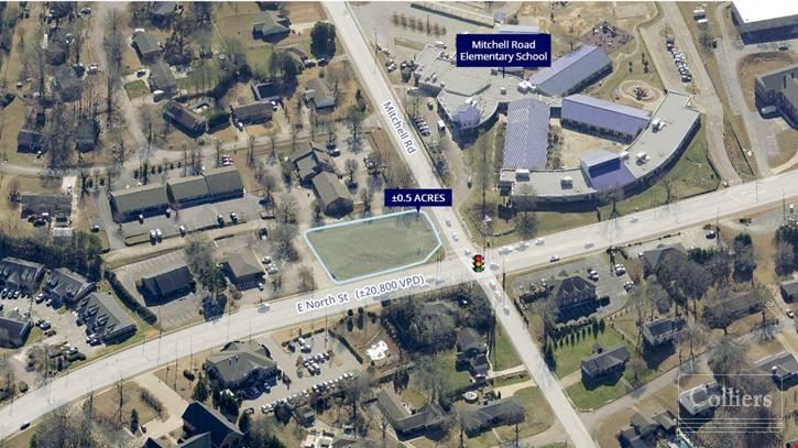 ±0.5-Acre Corner Lot for Sale in Greenville, SC