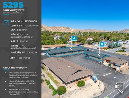 Preview of Office space for Rent at 5295 Sun Valley Blvd