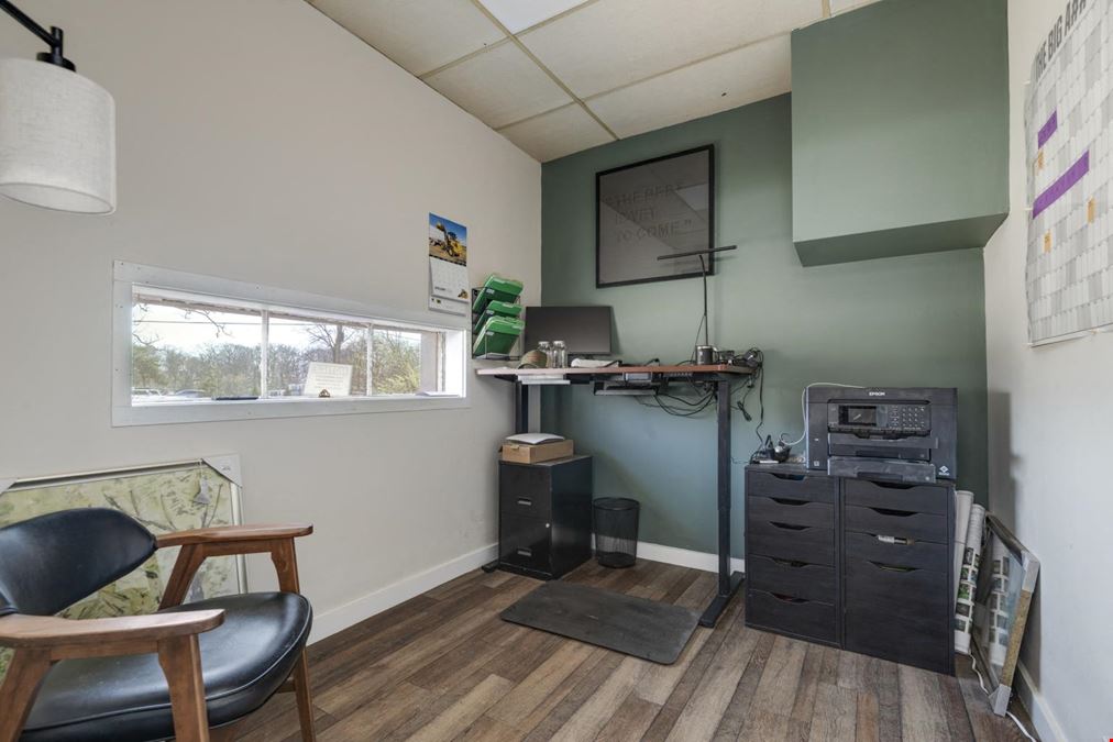 Kirkwood Covered Outdoor Storage with Office