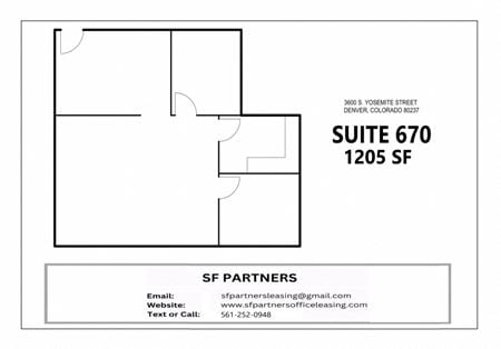 Preview of Office space for Rent at 3600 Yosemite St