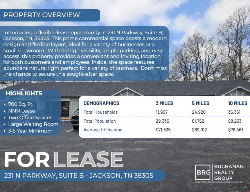 231 North Parkway, Suite B