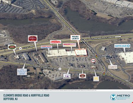 Preview of Retail space for Rent at Clements Bridge Road & Hurffville Road