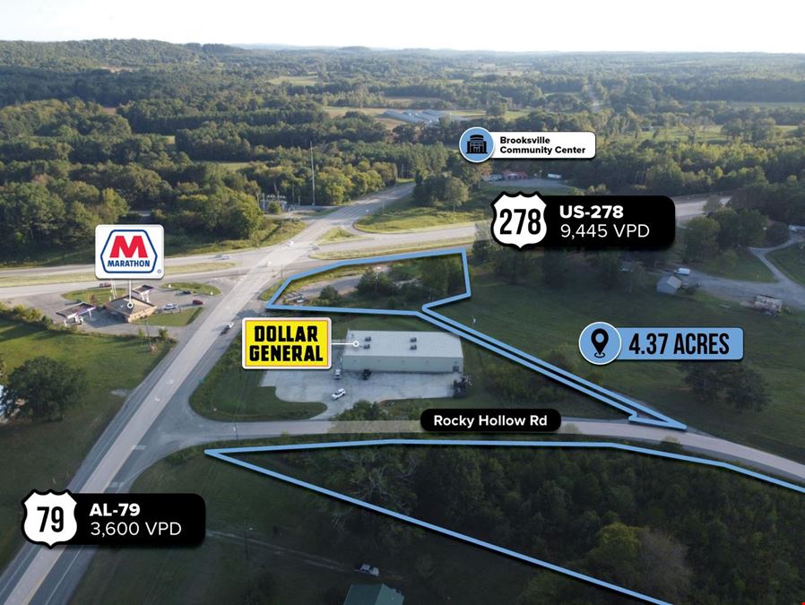 1 Auction 4.3 Acres 13K VPD Dollar General Adjacent Birmingham