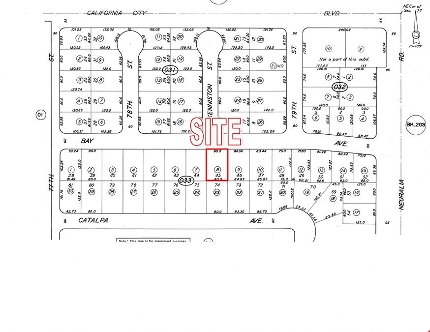 ±0.22 Acres of Level Land in California City