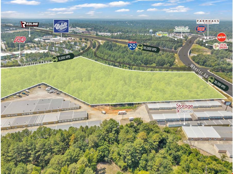 14.81 AC Development Opportunity | Wheeler Rd | 0.1 Mi to I-20