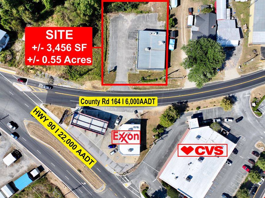 3,456 SF Free-Standing Retail Building for Lease – 2811 FL-71, Marianna, FL