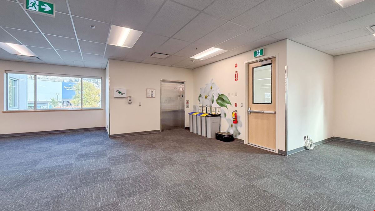 Outstanding professional office space available in the North End of Downtown Kelowna. 
