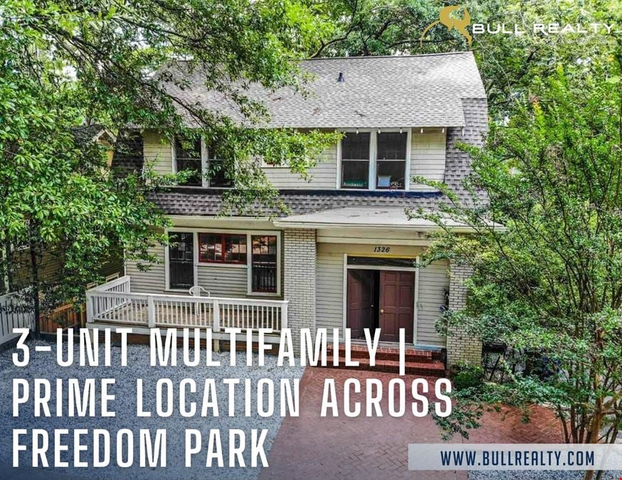 3-Unit Multifamily | Prime Location Across Freedom Park