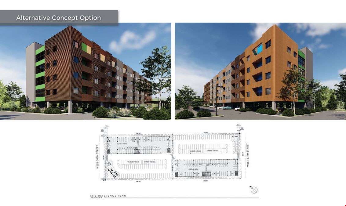 HENDRICKS COMMONS - APPROVED MULTI-FAMILY DEVELOPMENT LAND
