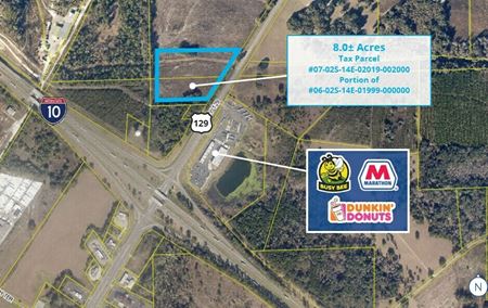 Preview of VacantLand space for Sale at NW Quadrant I-10 & US 129, Exit 283