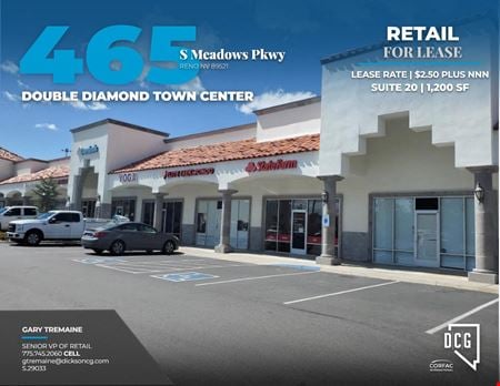 Preview of Retail space for Rent at 465 S Meadows Pkwy Suite 20