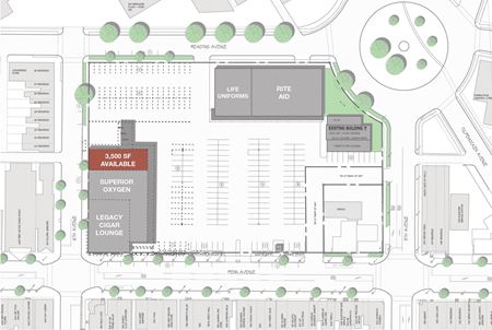 Preview of commercial space at 525 Penn Ave