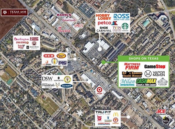Preview of Retail space for Rent at 2001 Texas Avenue South