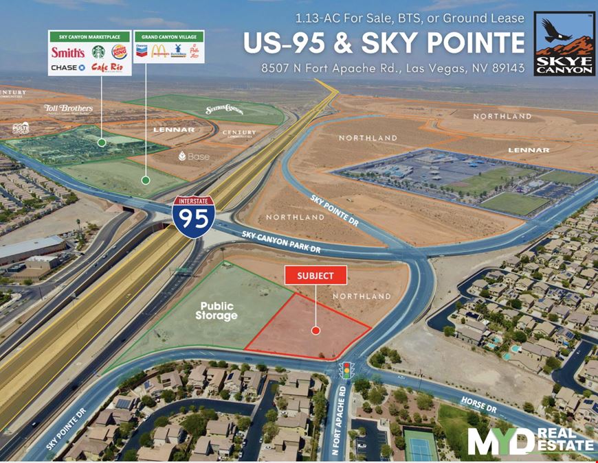 US-95 / Sky Pointe Dr Retail Pad