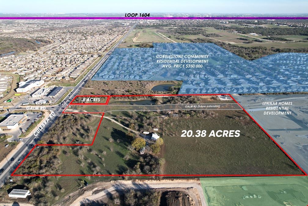 Culebra and Galm - 20.38 Acres