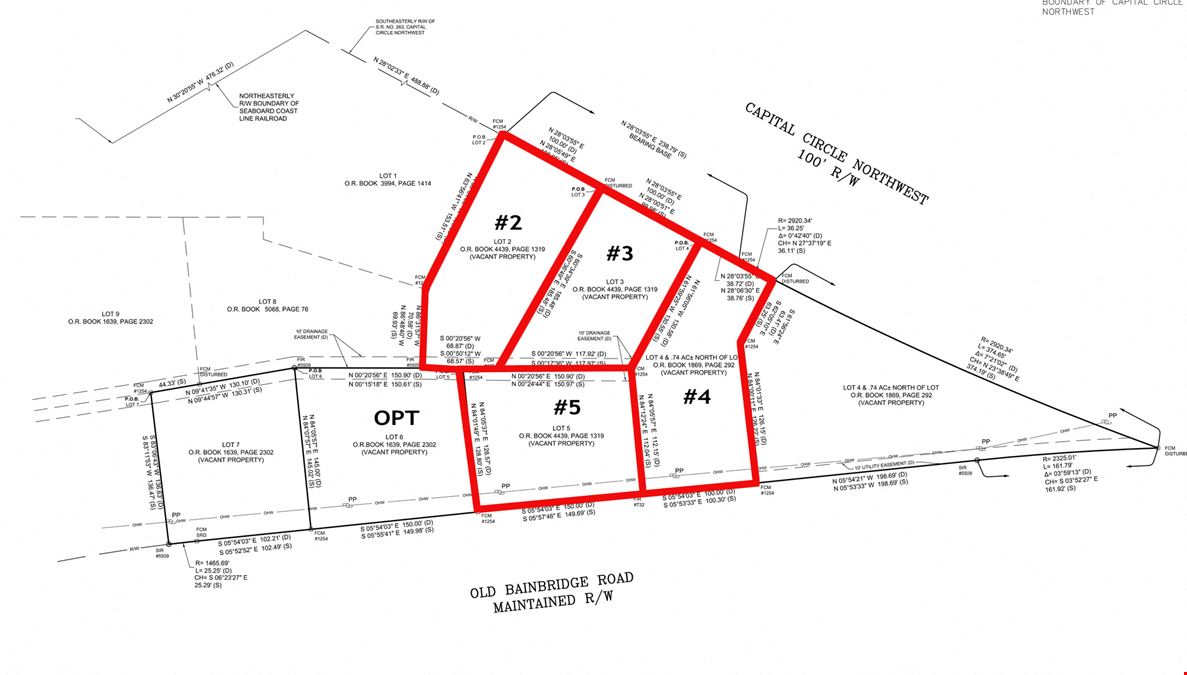 Capital Circle NW & Old Bainbridge lots for sale