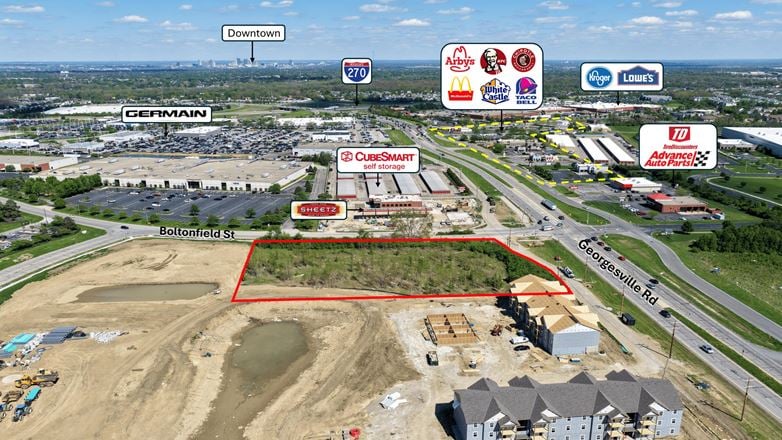 Preview of VacantLand space for Rent at Georgesville Road