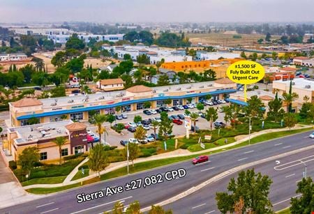 Preview of Retail space for Rent at 10650 Sierra Ave