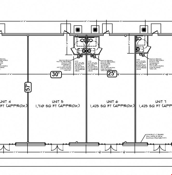 2 Spaces Left! Both 1,425 SF 1449 W 9 Mile Rd