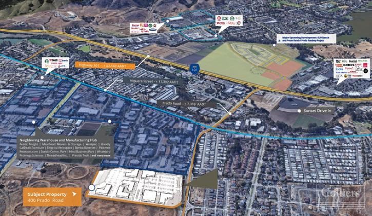 Approved Commercial Subdivision in San Luis Obispo, Allowing a Wide Array of Uses