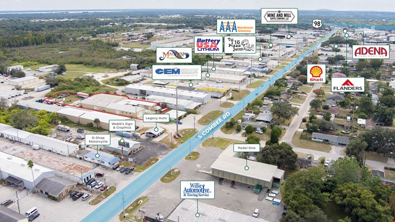 Preview of Industrial space for Rent at 1714 S Combee Road