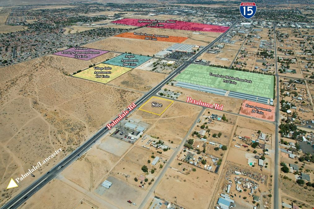 2 Acres Palmdale & Petaluma Roads