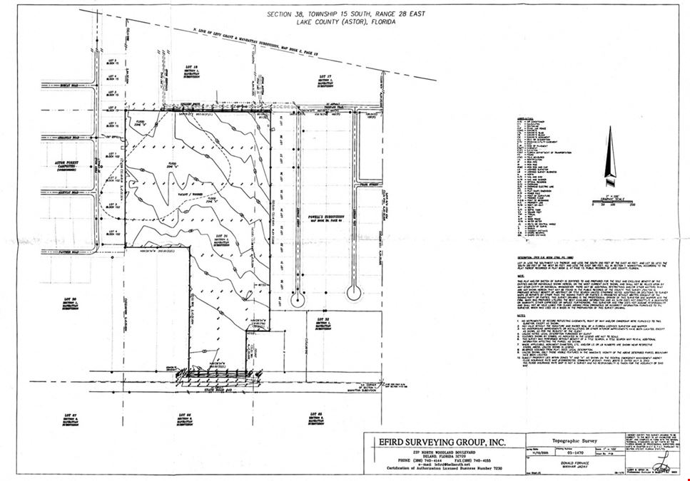 +/- 17 Acres - Astor, Florida - 52 Home Sites