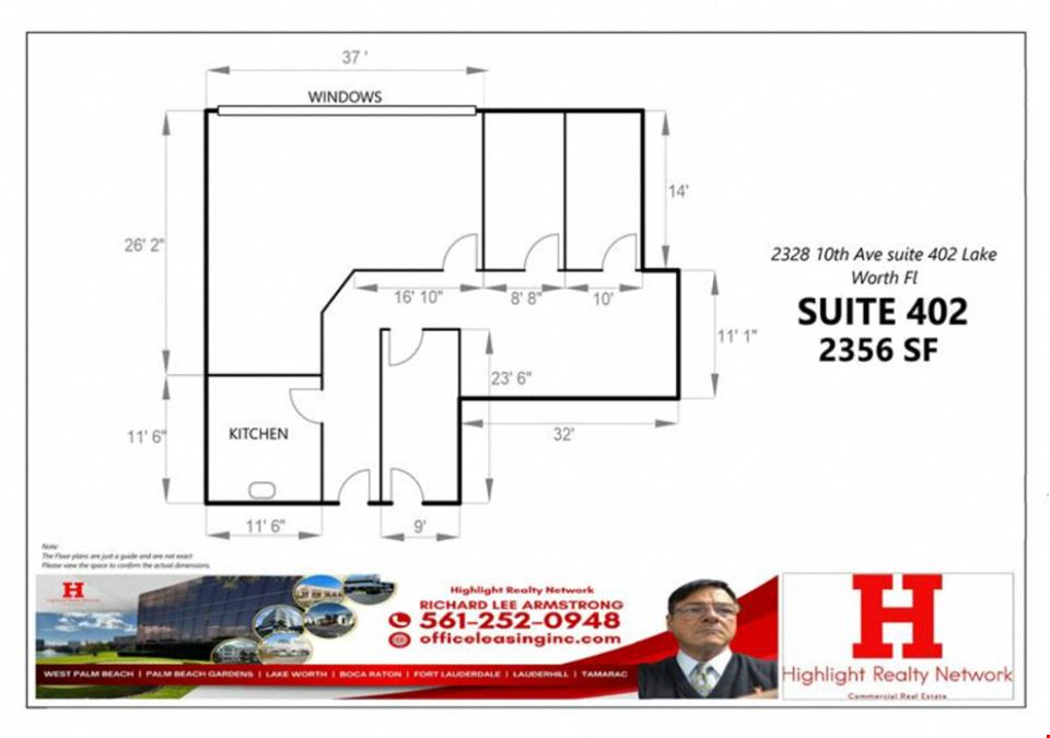 2356 SF Suite 402 Professional and Medical Office Space