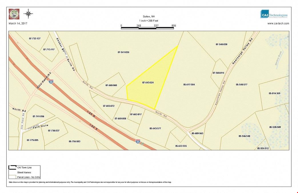 6 ac. at I-89 exit 10