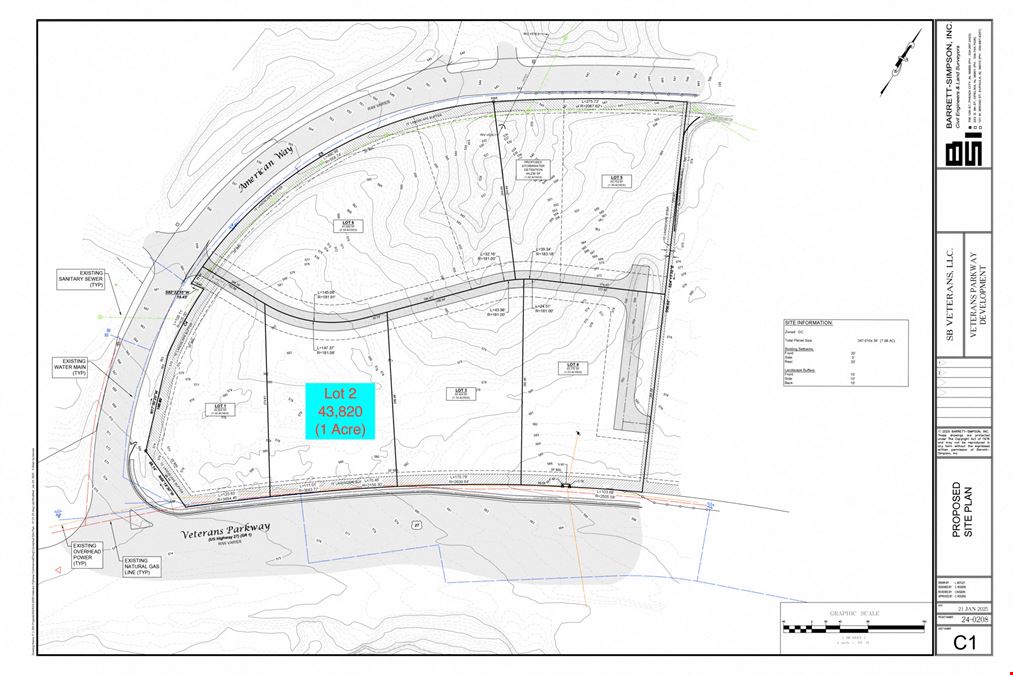 8301 Veterans Parway Lot 2