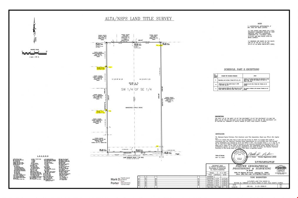 Haines City Approved 120 Lot Subdivision
