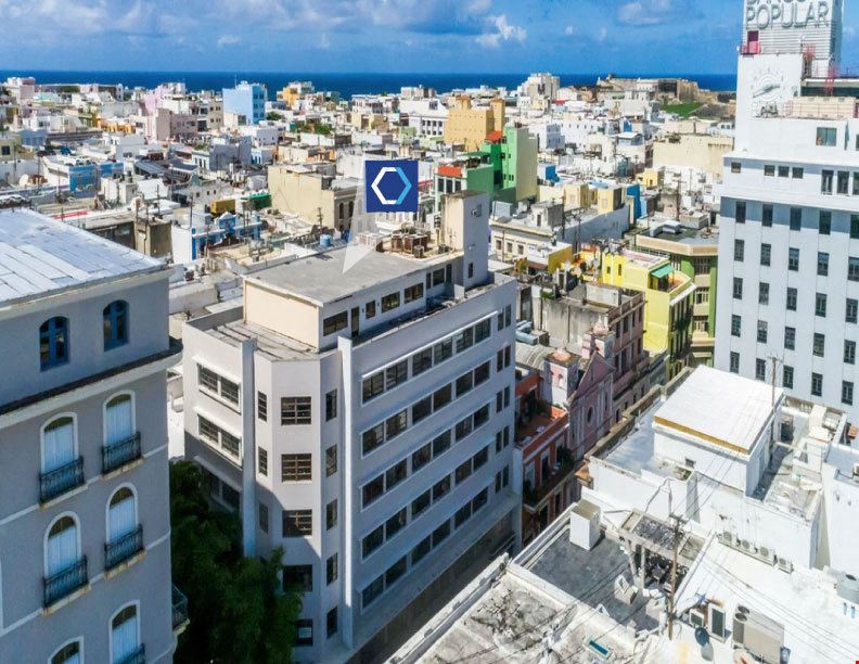 Redevelopment Opportunity: 15 Apartments and 4 Retail Locales in 8-Story Building in Old San Juan with Panoramic Views - For Sale