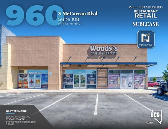 Preview of Retail space for Rent at 960 S McCarran Blvd Suite 108
