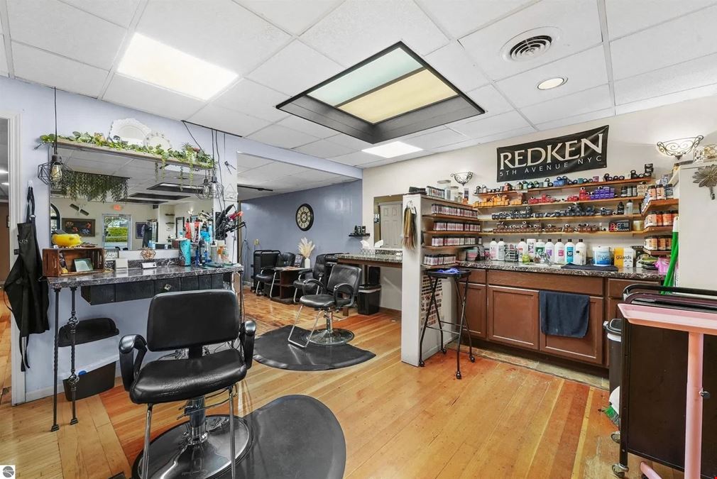 Historical Building (2,050 SF) and Business (Hair Salon)