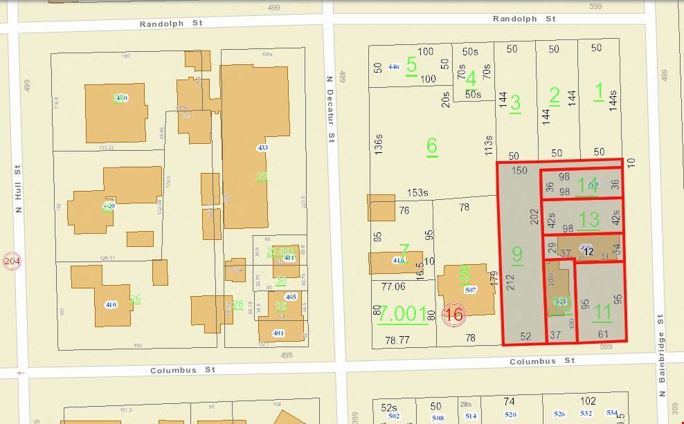 419 N. Bainbridge St. - 0.71 Acre (31,050 SF) Lot , Zoned T-40