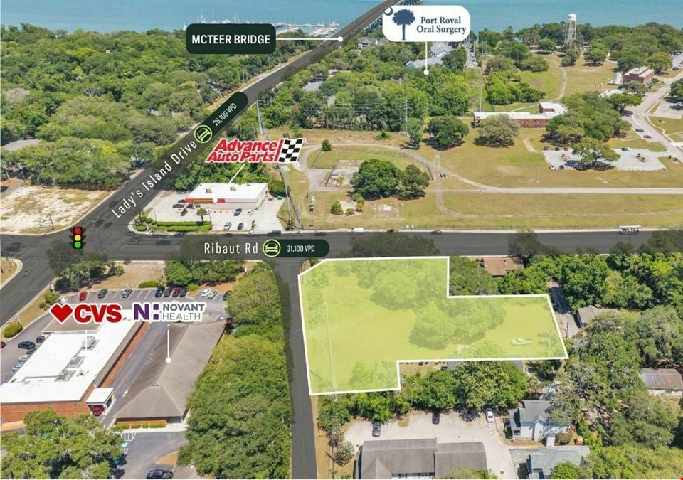 0.91 Acre | 31,100 VPD | Port Royal, SC