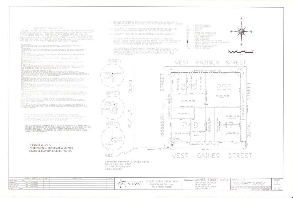 Downtown Tallahassee Commercial Land