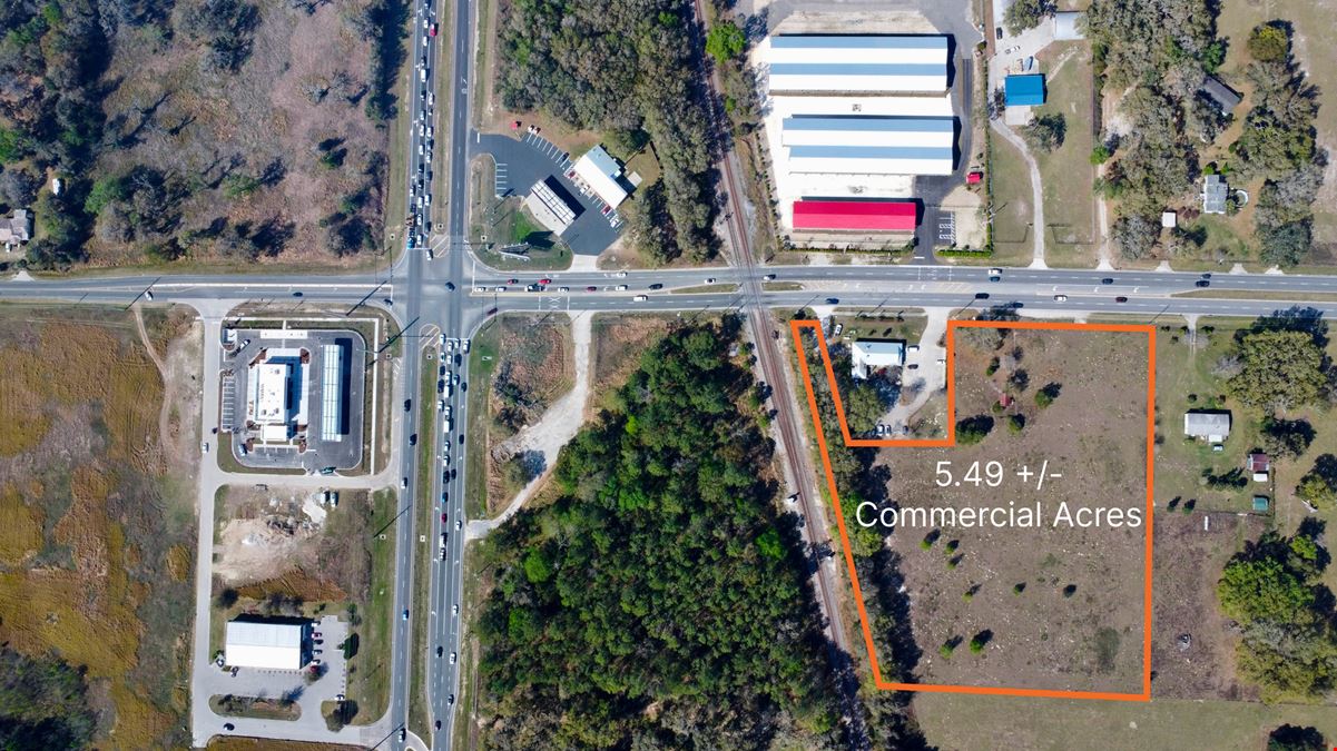 5.5+/- Acres Commercial Land