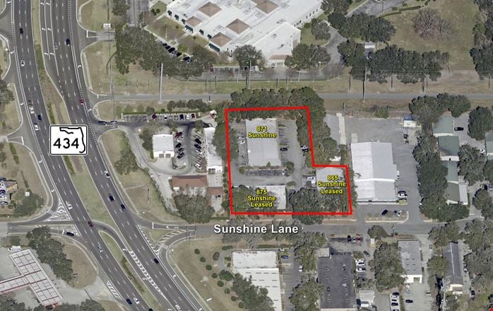 Preview of Industrial space for Rent at 865-871-875 Sunshine Lane