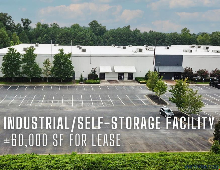 Industrial/Self-Storage Facility ±60,000 SF For Lease