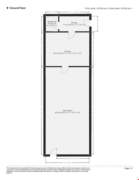 Preview of Retail space for Rent at 3428 North 1st Street