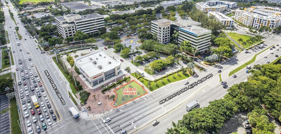 Preview of Retail space for Rent at Doral Boulevard & NW 87th Avenue