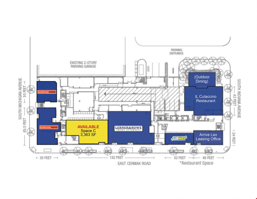 Wintrust Arena/McCormick Place Retail For Lease