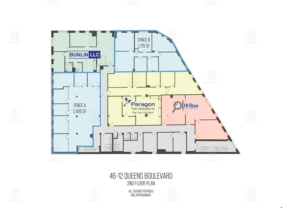 1,715 - 2,400 SF | 46-12 Queens Blvd | Renovated Offices For Lease