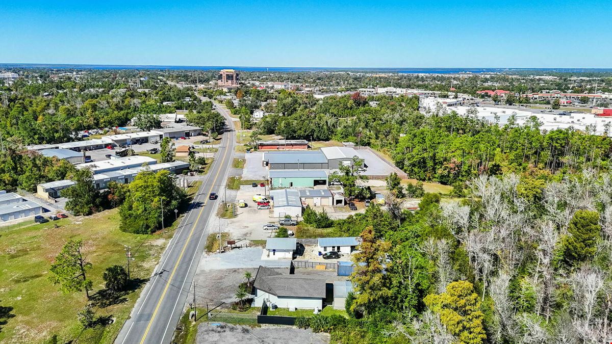 1,345 SF Freestanding Office Building with Fenced Yard & Outdoor Storage