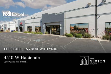 Preview of Industrial space for Rent at 4510 W Hacienda Ave