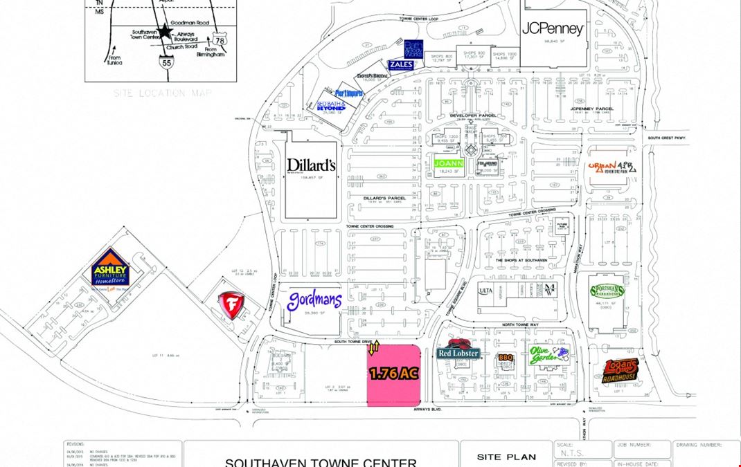 Southaven Towne Center – SOUTHAVEN, MS FOR SALE