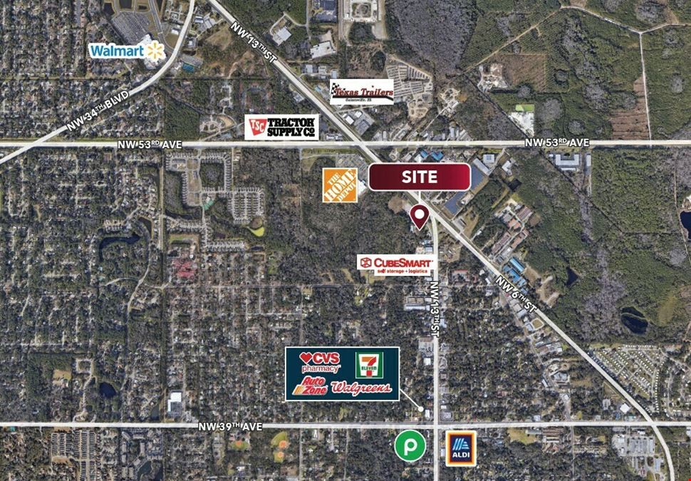 High Visibility Commercial Parcel with Existing Office Structure